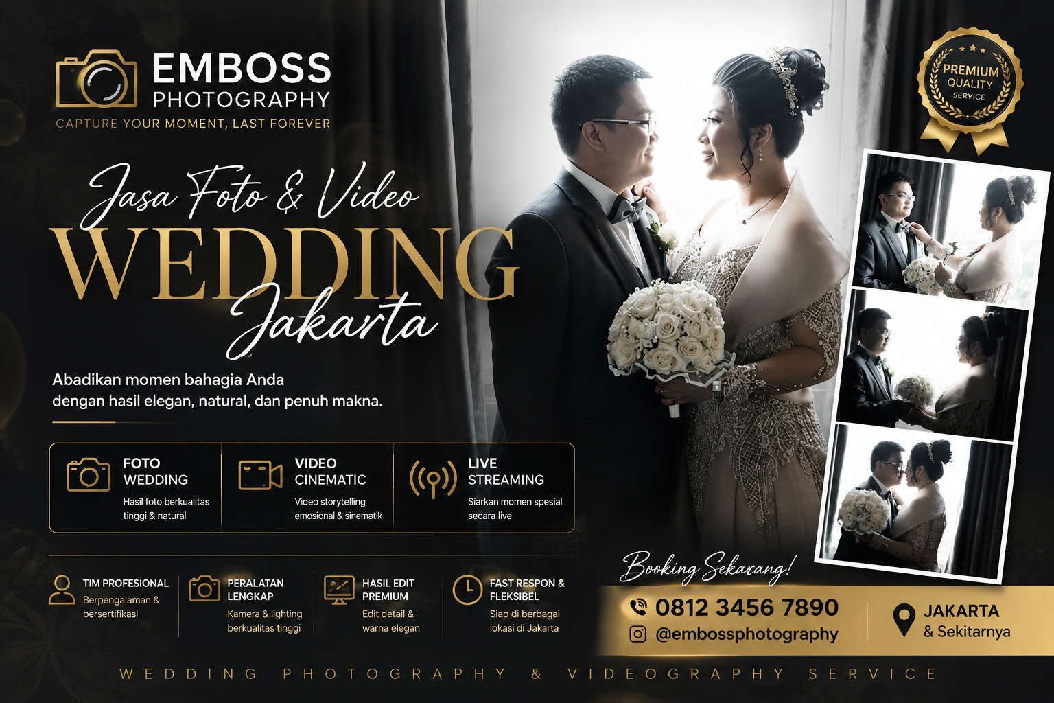 Jasa Foto Wedding Jakarta