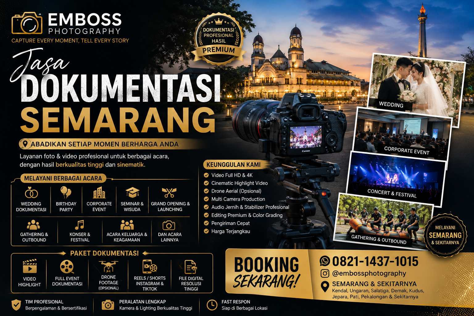 Jasa Dokumentasi Foto dan Video Semarang