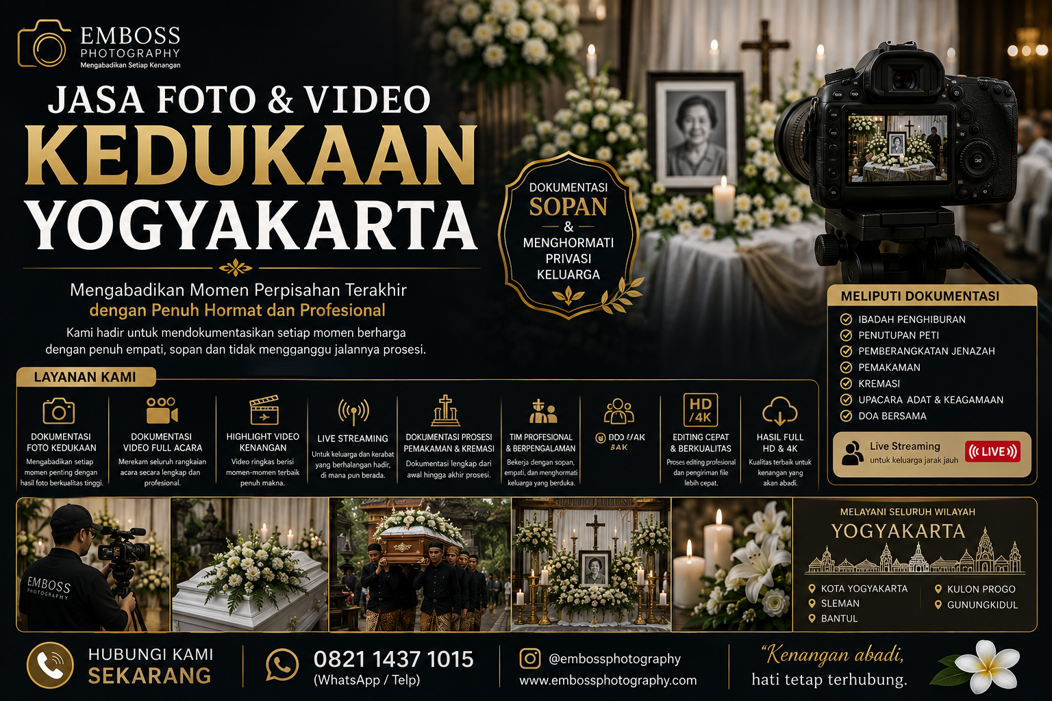 Jasa Foto & Video Kedukaan Yogyakarta